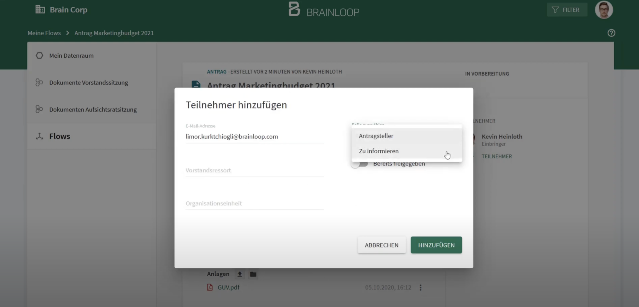 Brainloop Secure Virtual Data Room Overview