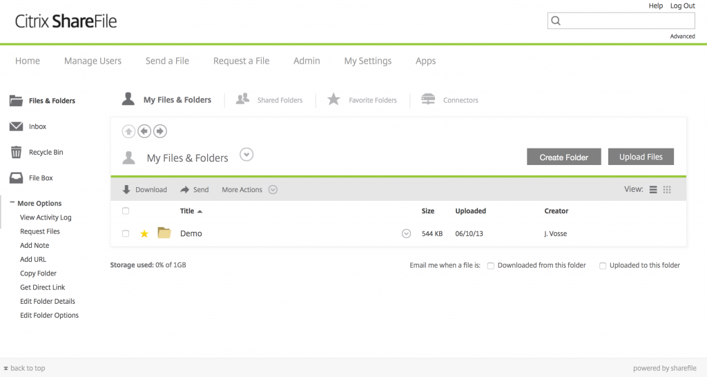 sharefile data room