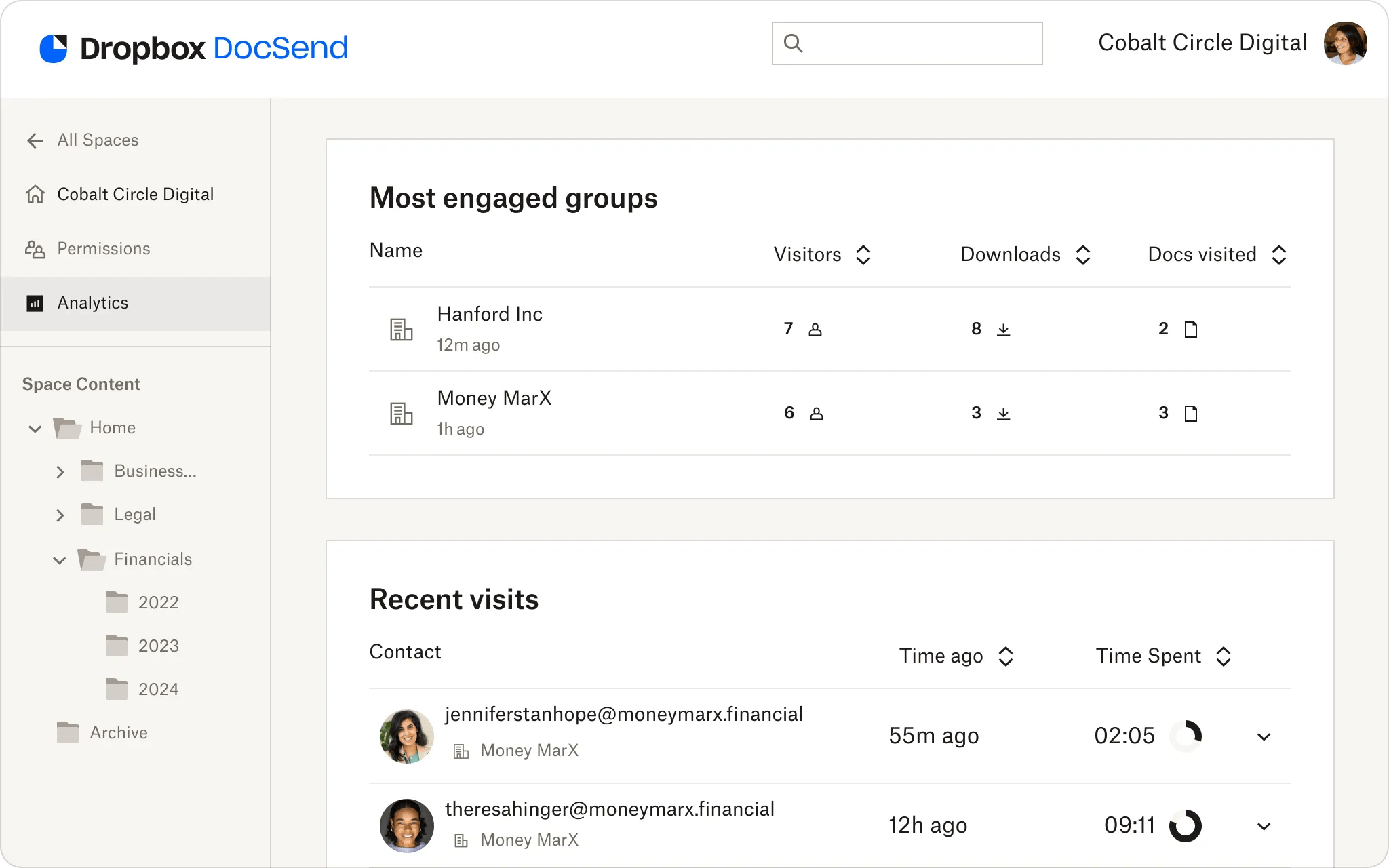 DocSend Virtual Data Room Overview | datarooms.org